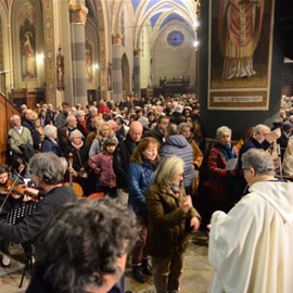 29 dicembre 2024: celebrazione dell'apertura dell'Anno Giubilare 2024 2025, i fedeli in Cattedrale